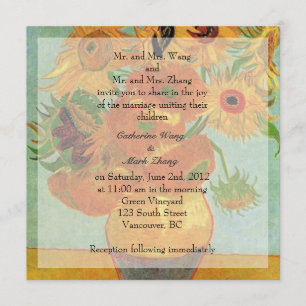 Invitación de los padres novios y novios, boda