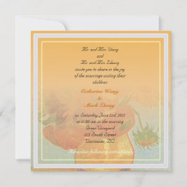 Invitación de los padres novios y novios, boda