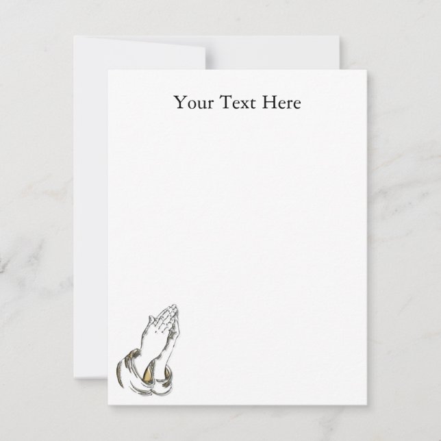 Invitación de los Personalizados azules a KRW Pray (Anverso)