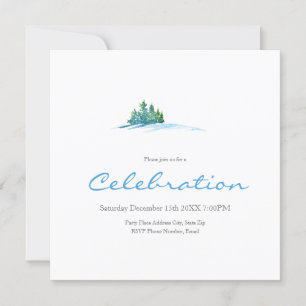 Invitación de los Pinos Acuarela