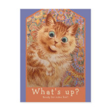 Invitación de Louis Wain Astonished Ginger cat CC1