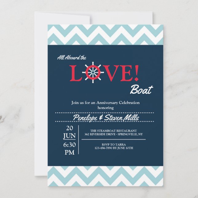 Invitación de Love Tiller (Anverso)