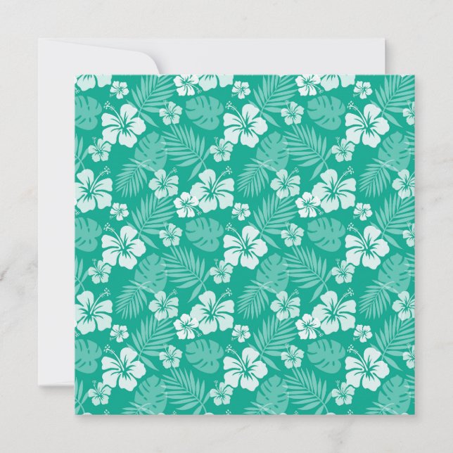 Invitación de Luau (Anverso)