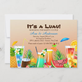 Invitación de Luau de Hawái