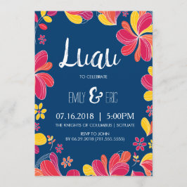 Invitación de Luau - Partido Tropical Hawaiano