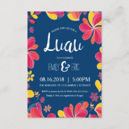Invitación de Luau - Partido Tropical Hawaiano