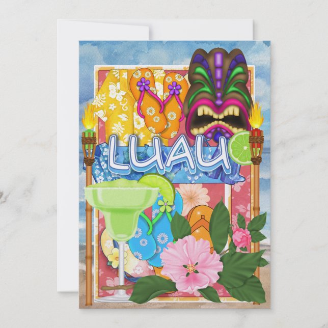 Invitación de Luau por SRF (Anverso)