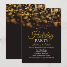 Invitación de Luces con Brillo para Fiesta de Vaca