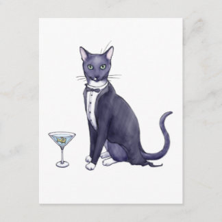 Invitación de lujo del gato del fiesta