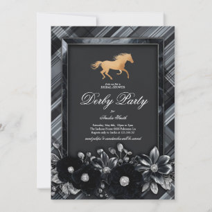 Invitación de Lujo para Desayuno Nupcial del Derby