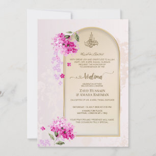Invitación de lujo para Walima Hortensias en acu
