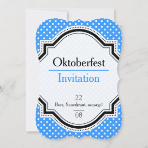Invitación de lunares de Otkoberfest