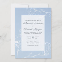 Invitación de Magnolia Azul