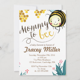 Invitación de mami a bebe Baby Shower