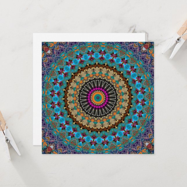 Invitación de Mandala Decorativa (Anverso/Reverso In Situ)