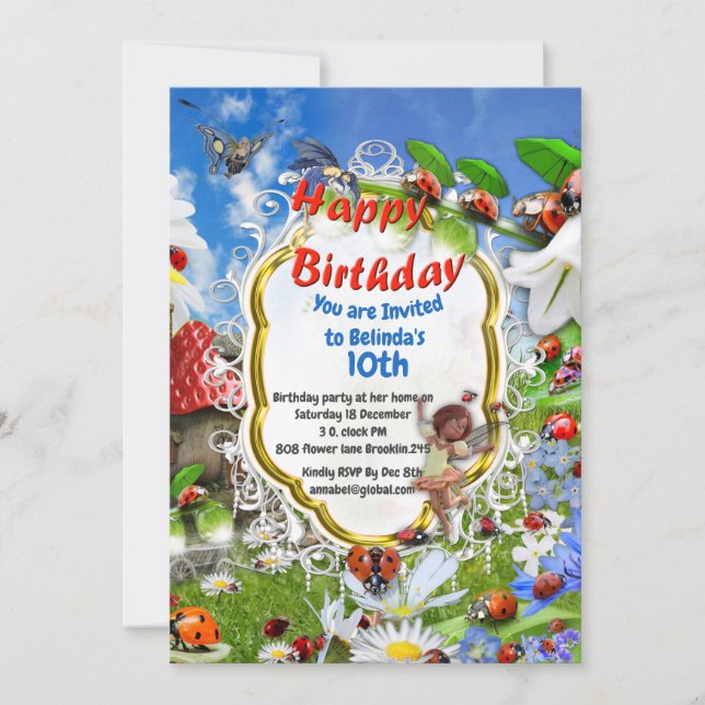 INVITACIÓN DE MARCAS Y MARIPOSAS (Anverso)