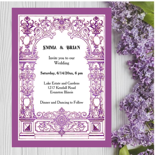 Invitación de marco antiguo (Subido por el creador)