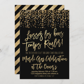 Invitación de Mardi Gras