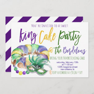 Invitación de Mardi Gras