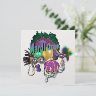 Invitación de Mardi Gras