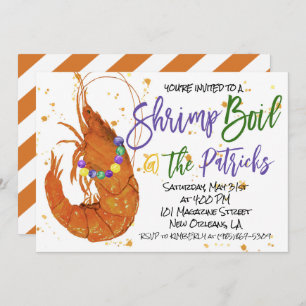 Invitación de Mardi Gras