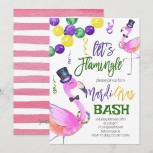 Invitación de Mardi Gras