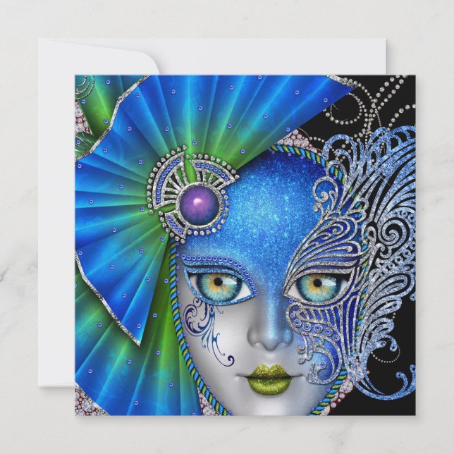 Invitación de Mardi Gras (Anverso)