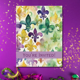 Invitación de Mardi Gras