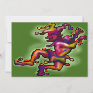 Invitación de Mardi Gras Jester