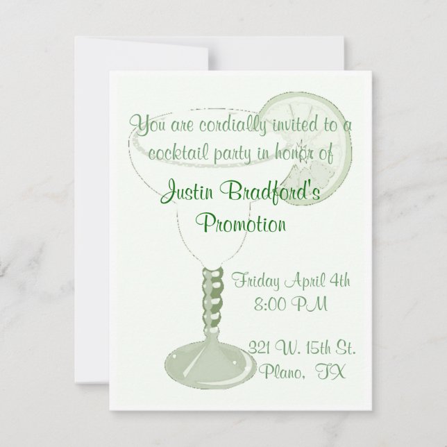 Invitación de Margarita (Anverso)