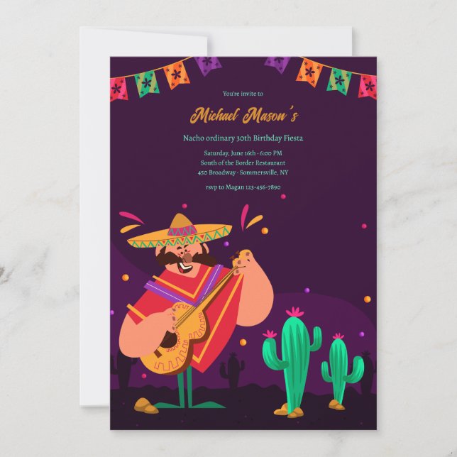Invitación de Mariachi (Anverso)