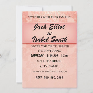 INVITACIÓN DE MARIAGE DE LUXE