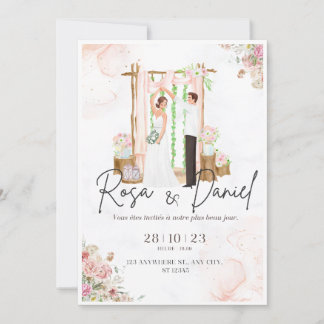 Invitación de mariage moderne