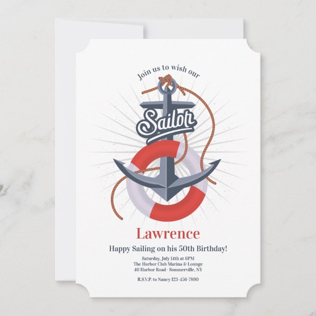 Invitación de Marinero (Anverso)