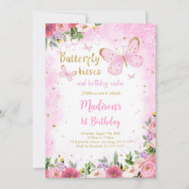 Invitación de mariposa editable