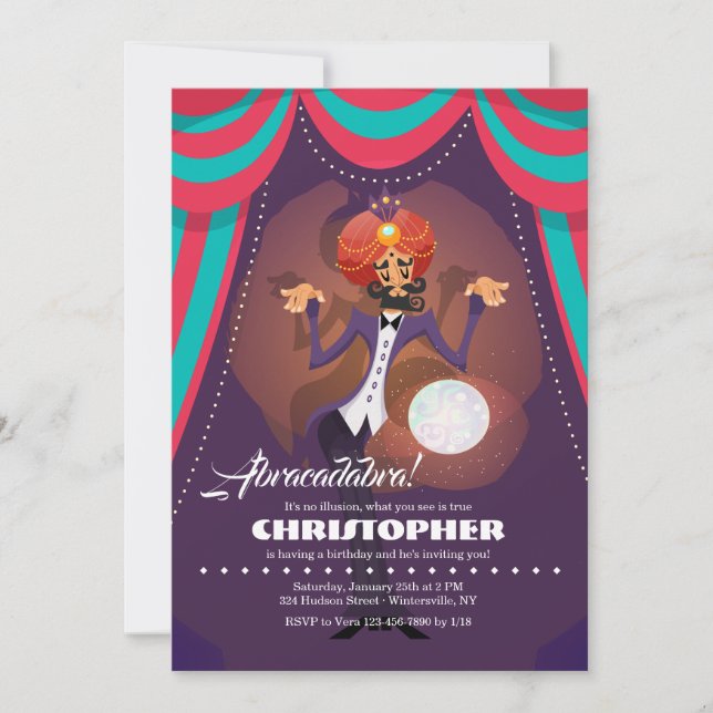 Invitación de Marlin el Mago (Anverso)