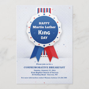 Invitación de Martin Luther King Ribbon