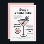 Invitación de Martini de moda para 30 años o cualq<br><div class="desc">Impresiona a los huéspedes con una invitación martini de moda para que cumplan 30 años. Celebren con estilo. ¡Pida ahora un fiesta inolvidable!</div>