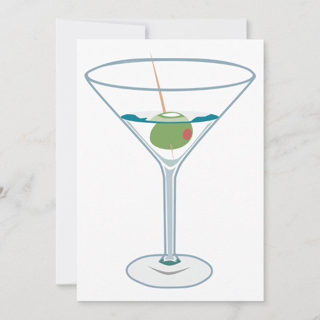 Invitación de Martini Mixer (Anverso)