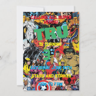 Invitación de Marvel