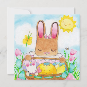 Invitación de Mary a la cesta de Pascua