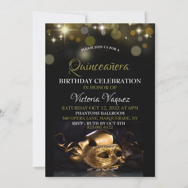 Invitación de Máscara (Anverso)