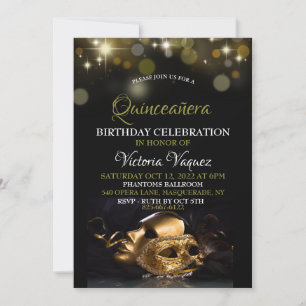 Invitación de Máscara