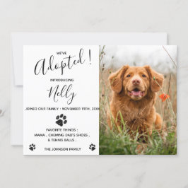 Invitación de Mascota de perro nuevo