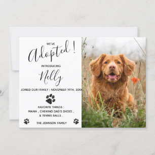 Invitación de Mascota de perro nuevo