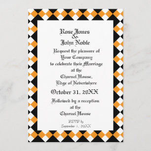 Invitación de matrimonio a Argyll Ivory XI (Naranj