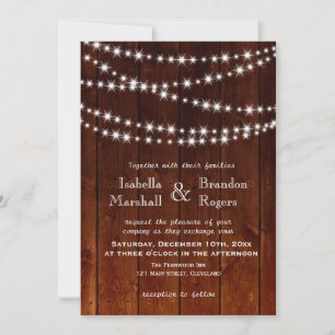 Invitación de matrimonio a la boquilla de la tabla
