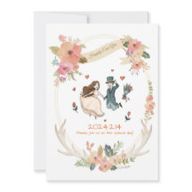 Invitación de matrimonio caprichoso, caprichoso y 