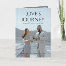 Invitación de matrimonio con temática de libro de 