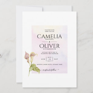 INVITACIÓN DE MATRIMONIO DE BIENESTAR DE LILY DE C